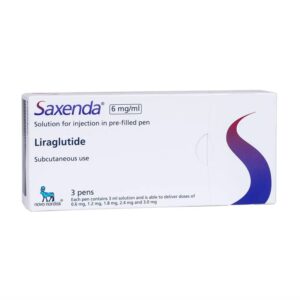 Saxenda (Liraglutide) Novo Nordisk 6mg/ml, 3 pens 9ml (INT)