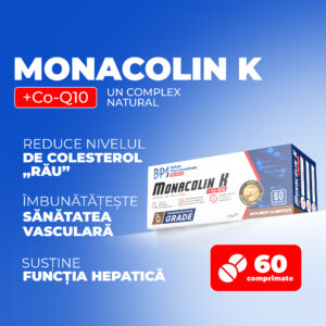 Red Yeast Rice – Monacolin K – Naturally Lowers Cholesterol, 60 Tablets