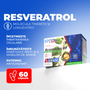 Resveratrol, the Longevity Antioxidant, 60 capsules